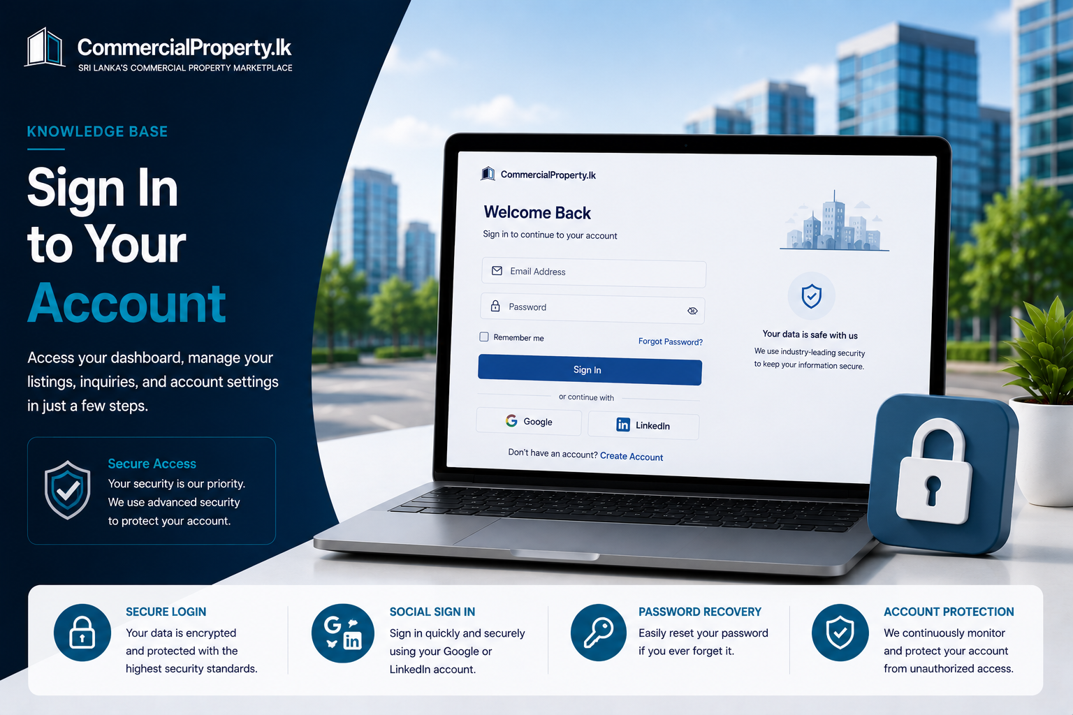 Sign In/Log In to Your Account